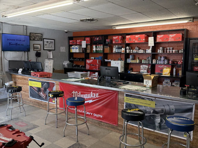 Plumbing service counter at Hajoca Roanoke